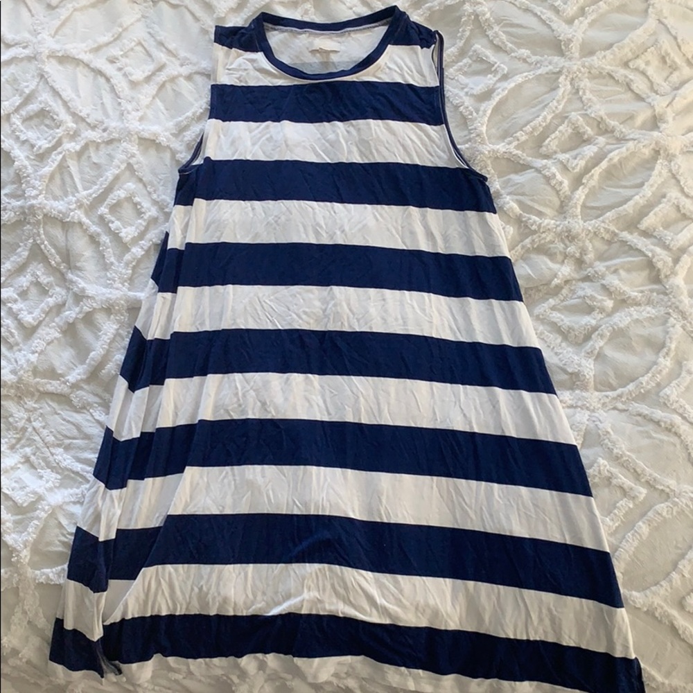 Charming Charlie’s blue and white striped dress!!!